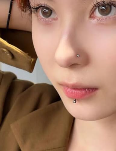 Cisyozi 18G Nose Rings Studs Hypoallergenic Nose Piercings 316L Surgical Steel Silver Nose Rings Set L Shaped Nose Nostril Piercing Jewelry for Women Men Diamond CZ 1.5mm 2mm 2.5mm 3mm 3.5mm 4mm - color: 18G - Gold- CZ 1.5mm