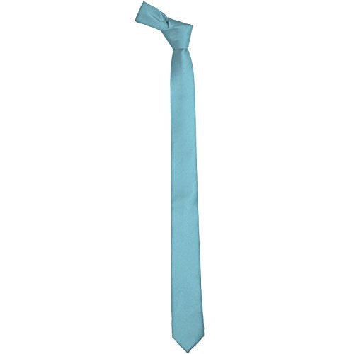 K. Alexander Skinny Ties - Multiple Solid Colors - Classic 2" width - color: Sky Blue