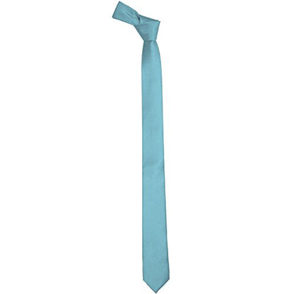 K. Alexander Skinny Ties - Multiple Solid Colors - Classic 2" width - color: Sky Blue
