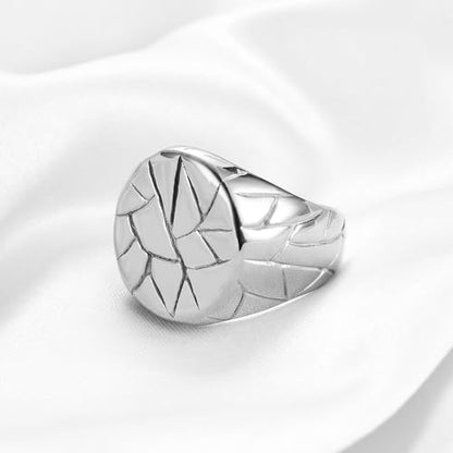 PCY Stainless Steel Gold Plated Men Women Band Ring - color: 18mm Silver YX