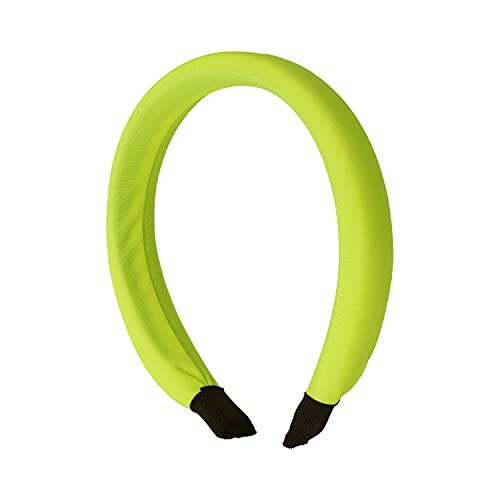 Padded Headband for Women for Women (Neon Yellow) - color: Neon Yellow