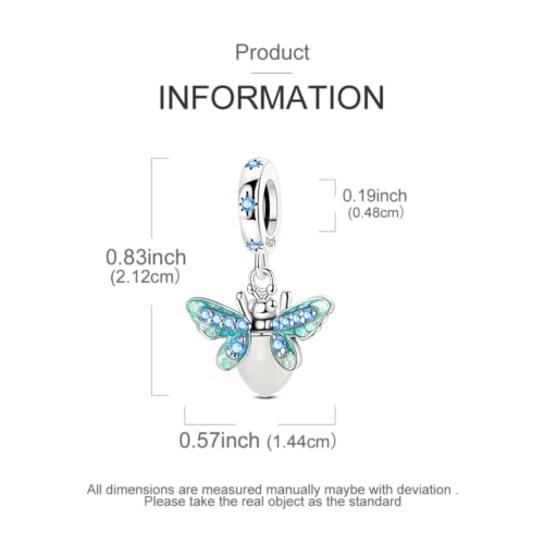 14K Gold Plated Charms for Bracelets Necklace Star Moon Cross Beads Woman | 925 Sterling Silver Charms Butterfly Cute Cat Dog Evil Eye Lucky Bracelet Beads Aesthetic Peandant Jewelry Gift for Mom - color: blue 1