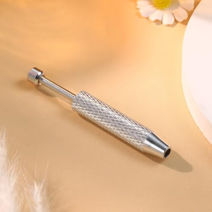Piercing Ball Grabber Tool, 14-20G Taper for Changing Jewelry | Surgical Steel Flat Back Earrings Threader Tool Insertion Pin, Body Piercing Kit for Ear Rook Conch Nose Lip Jewelry Removal - style: Ball Grabber Tool