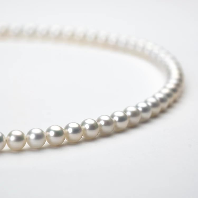 White Genuine Freshwater Cultured Pearl Necklace For Women And Men | Full Sizes from 3mm to 14mm Freshwater Pearls, AAA Grade & Above, A Love Gift Choice For Anniversaries And Birthdays - size: 6-7mm, 20in