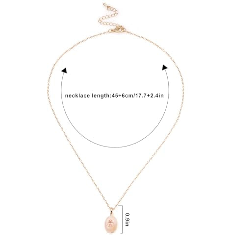 Natural Stone Necklaces Rhinestones Gemstone Necklace Adjustable Pendant Necklaces for Women - color: Pink
