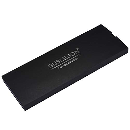 GUSLESON New 3.15"（8cm） Solid Color Necktie and Pocket Square Cufflinks Clip Set - color: Dusty Rose