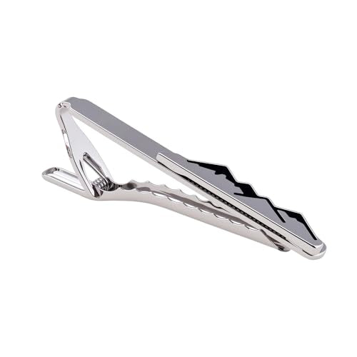Mens Tie Clips for Husband Dad Boyfriend Birthday Christmas Gifts for Men Novetly Tie Clip for Skinny Ties Bar Clip - style: mountain