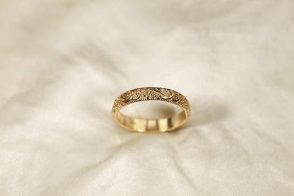 Handmade Ring-925 Sterling Silver /14K Gold Filled for Choosing, 3.5mm Width 1.35mm Thickness, Sizes 4-11.5, Unisex Wedding Bonds (Men & Women) - size: 9.5
