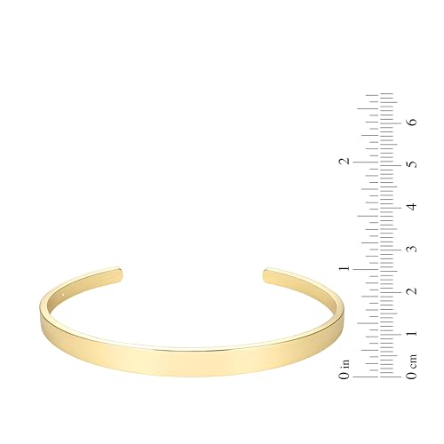 Amazon Essentials Cuff Bracelet, 8" - color: Yellow