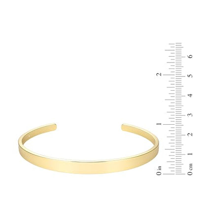 Amazon Essentials Cuff Bracelet, 8" - color: Yellow