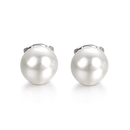 Yoursfs 3 Pairs Faux Pearl Stud Earrings Sets For Women 18K Gold Plated Elegant Small Round Pearl Stud - style: Women's Pearl Earrings