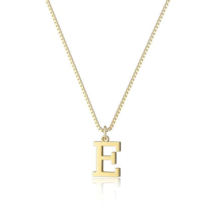Foxgirl Gold Initial Necklaces for Women, Dainty Gold Letter Necklace Tiny A-Z Pendant Choker Necklace Trendy Cute Personalized Monogram Name Necklace Gold Jewelry Necklace for Women Gift | Tiny Letter Pendant on a Dainty Choker Chain, Personalized Everyd