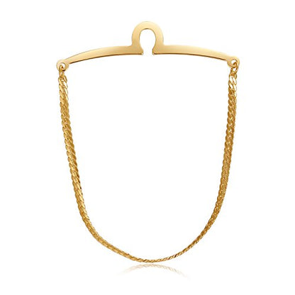 Yoursfs Tie Chains for Men Gold and Sliver Tie - style: Gold Tie Chain