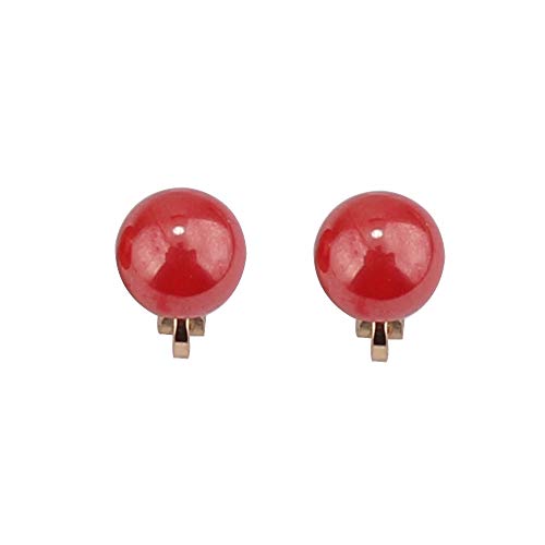 1-5 Pairs Pearl Clip on Earrings for Women Non Piercing Earrings Set Hypo-Allergenic Earrings - color: 5 Pairs Mixed Clip-ons