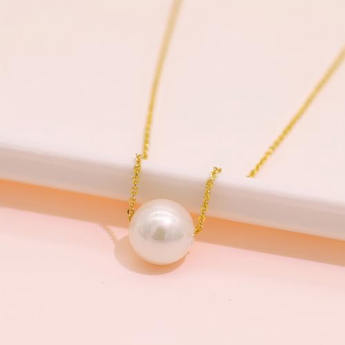 Dainty Layered Pearl Choker Necklace for Women Dainty Chain Necklaces Daisy Pearls jewelry Valentine Day Graduation Bride Gifts - color: yellow gold