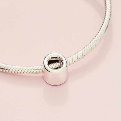 Pandora Alphabet Charm - Compatible Moments - Gift for Her - Made with Sterling Silver - with Gift Box - style: Letter O