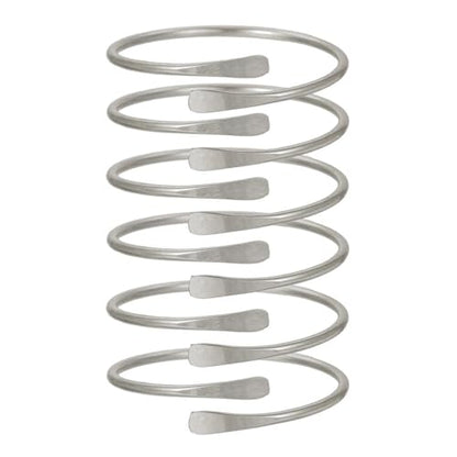 Layered Gold Sliver Plated Geometric Bracelets Set for Women,Open Adjustable Stacking Wrist Cuff Bracelets Punk Party Trendy Jewelry Accessories Gift - color: Silver