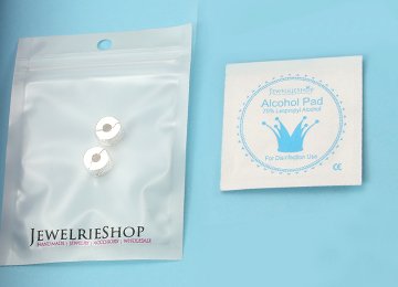 JewelrieShop Clip Spacer Charm for Bracelet Clip Lock Stopper Bead Spacer European Openable Beads 2pcs - color: #03S x 2 Pieces
