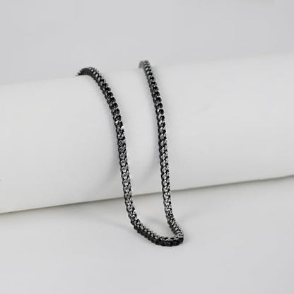 Stainless Steel Chain Necklaces,Rolo Chain Necklace for Men Women,Unique Fashion and Charm Jewelry, Silver Tone Chain,Stainless Steel Adjustable Link, Gifts for Friends/Husband/Dad - style: 1493