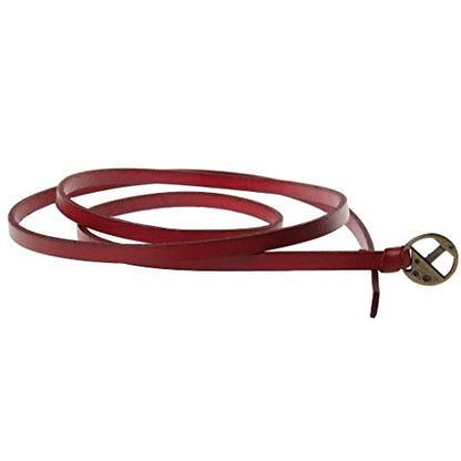 2 Multilayer Five Circles Leather Bangle Wrap Bracelet Wristband