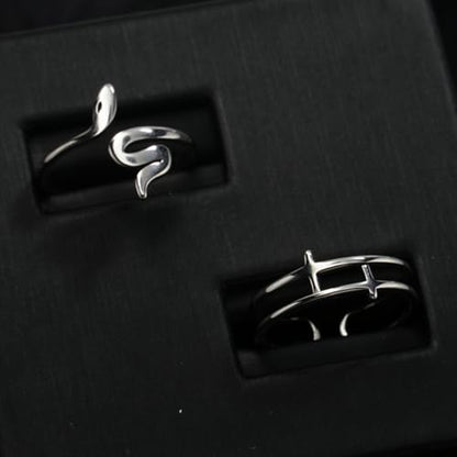Loqimu 6 Pack Silver Midi Rings Stainless Steel Stackable Rings for Women Open Knuckle Rings Set Wide Irregular Finger Rings for Teen Girls Hug Geometric Fashion Rings Aesthetic Jewelry Gift - color: Silver 2