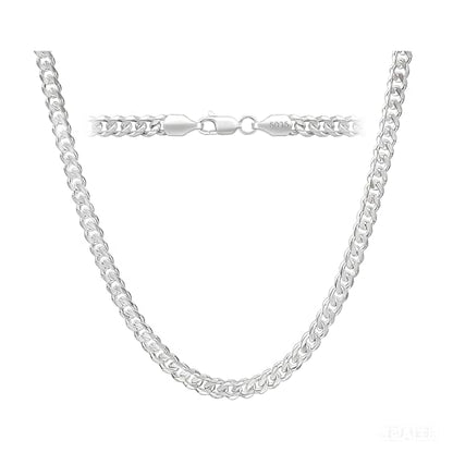 5mm Cuban Link Chain for Men,Silver Chain for Men Women Jewelry 16-24 Inch | 925 Sterling Silver Necklace Non Tarnish Gifts for Men Father Husband - color: 22 inches