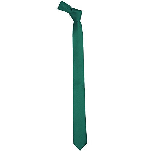 K. Alexander Skinny Ties - Multiple Solid Colors - Classic 2" width - color: Teal Green