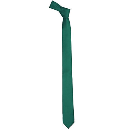 K. Alexander Skinny Ties - Multiple Solid Colors - Classic 2" width - color: Teal Green