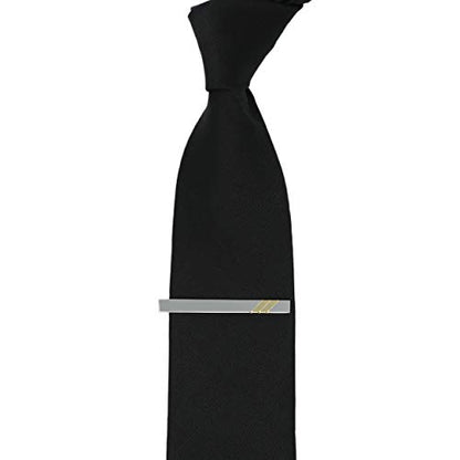 Classic Silver And Gold Bi-tone Plating Tie Clips With Gift Box Men Fashion Tie bar - style: Stripe