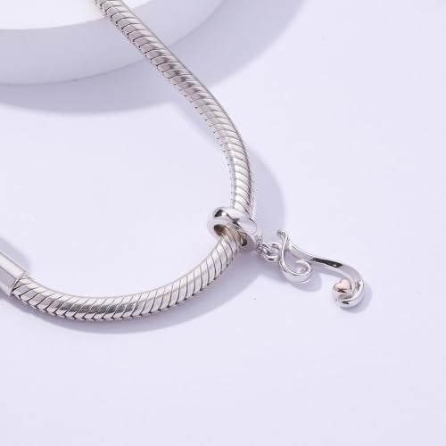 Letter Charms for Pandora Bracelets 925 Sterling Silver Alphabet Initial Charms Bead Jewelry Gift for Women - style: Initial J