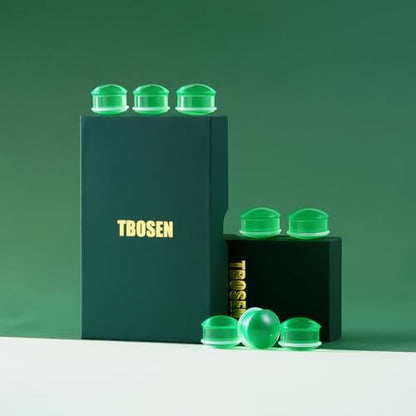 Precise Dimensions Set Color Acrylic O-Ring Ear Plugs Tunnels Gauges Stretcher Piercings Kit - color: Green, size: 19-22mm