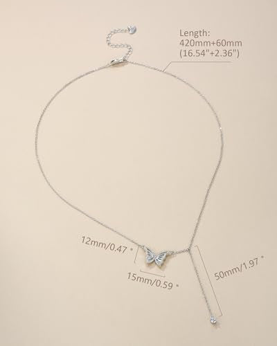 SNGIA 18K Gold Plated Stackable Adjustable Curved Horizontal Bar with CZ Pendant Necklace For Women by SNGIA, Dainty Drop Layered Trendy Birthstone Gemstone Charm Statement Jewelry Gifts, Bohemian Vintage Handmade Unique Cute Thin Skinny Dainty Chain Bead