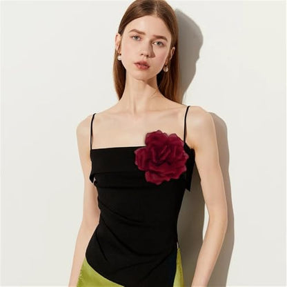 Flash Camellia Flower Brooch Pin for Women Men Elegant Texture Fabric Dahlia Rose Floral Brooches Lapel Pins Dainty Wedding Holiday Party Costume Dress Accessories Jewelry - color: Wine Red