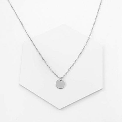 Aisansty Dainty Layered Choker Necklaces Handmade Coin Tube Star Pearl Pendant Multilayer Adjustable Layering Chain Gold Plated Necklaces Set for Women - color: Silver, style: Silver Coin