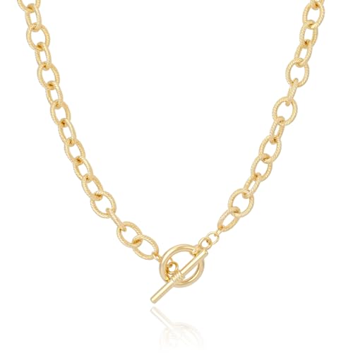 Modern 14K Gold Necklace-NEC-001