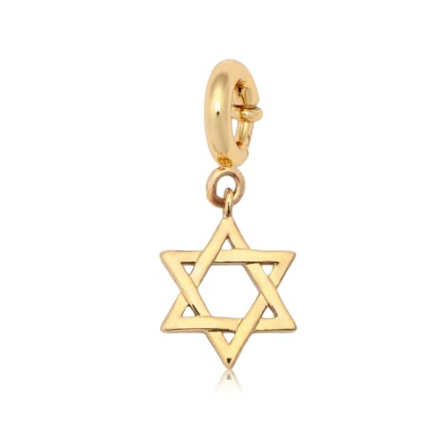 Little Words Project Charm, Customizable Jewelry for Bracelets, Necklaces, Keychains & More - color: Star of David Charm
