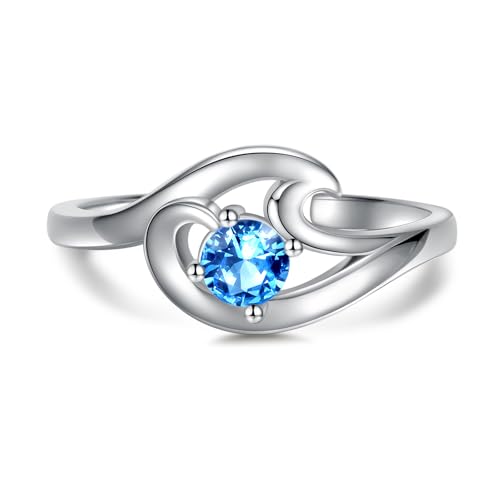 925 Sterling Silver Toe Ring Adjustable Butterfly Filigree Boho Ocean Wave Summer Jewelry for Women - style: Ocean Wave