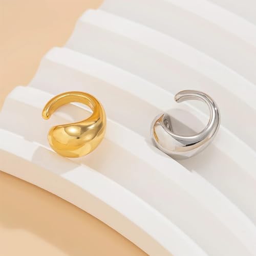 Ear Cuffs Non Piercing Ear Cuff Earrings for Women Gifts Trendy Stuff Clip on Cartilage Earrings Stacks Fake Earrings Jewelry Gifts - color: N:2pcs gold ear cuff B