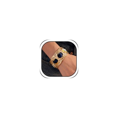 Gold Cuff Bracelets for Women, Boho Western Scarf Bracelet with Ribbon Bow, Adjustable Open Bangle Hair Tie Bracelet, Blue Paisley Bandana Wrist Cuff, Stainless Steel Vacation Festival Jewelry - color: a5:pink