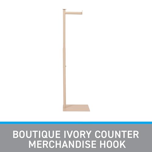 Boutique Ivory Counter Merchandise Hook (24"-36" H 3" Increments)