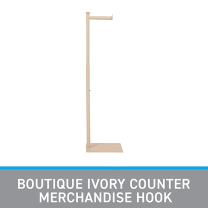 Boutique Ivory Counter Merchandise Hook (24"-36" H 3" Increments)