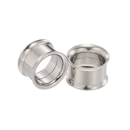 B BodyPJ Sparkles 6 Pairs Ear Gauges Plugs Tunnel Expanders Set,Mix Different Material,Piercing Jewelry - size: 19mm(3/4")