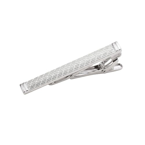 Gold Tie Clip for Men Tie Bar Clip Regular Necktie Tie Pin Clip Tie Clasp Business Wedding Pinch Clips - style: Chinese