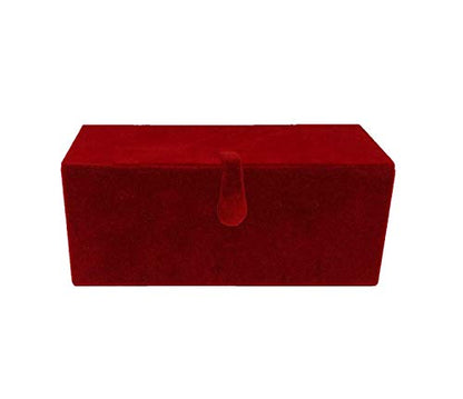 atorakushon Combo Satin Purple Make-Up Pouch Jewellery Box 4 Pouch 1 roll Bangle Bag with Velvet Cream Ring & Earring Folder Jewellery Organizer/Storage Box - style: Combo Jewelry Pouch + Ring Box + 1 Eaering Folder Box