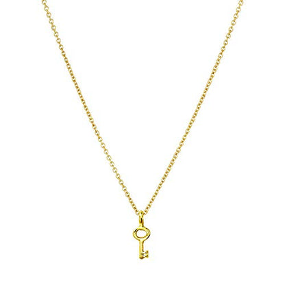 Baydurcan Friendship Anchor Compass Necklace Good Luck Elephant Pendant Chain Necklace with Message Card Gift Card - style: Key