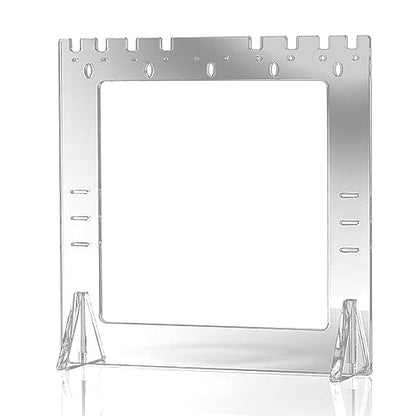 RENIAN Jewelry Photography Props Board Acrylic Frame Tabletop Stand for Studio Shooting Necklaces, Stud Earrings and Earrings Drop Dangle Display Holder