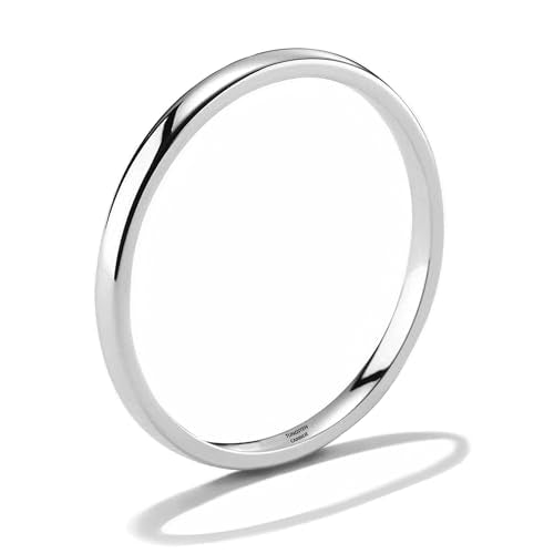 NOKMIT 2mm 4mm 6mm Gold Wedding Bands for Women Men Dainty Gold Silver Tungsten Cigar Band Rings Thumb Pinky Ring High Polish Non Tarnish Comfort Fit Size 4-12 - color: Silver, size: 6, style: 2mm