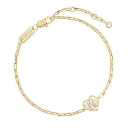 Gold Initial Bracelet For Women, 14k Gold Letter Bracelets | Adjustable Stacking Bracelets Jewelry Gift For Women, Valentines Mother Christmas Jewelry for Women Her 6.5-8 Inch - color: N