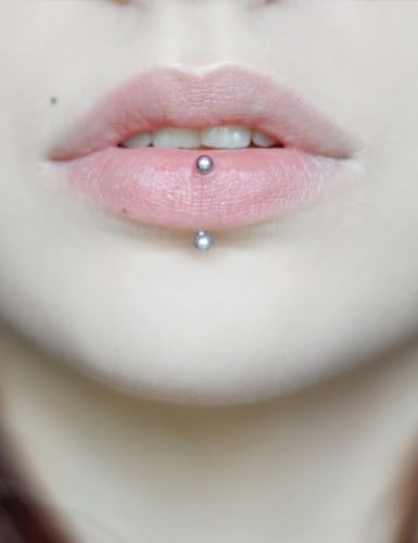 16G Eyebrow Rook Piercing Jewelry Small Belly Button Ring 316L Surgical Steel Snake Eye Tongue Curved Barbell Vertical Lip Labret Piercing Jewelry for Women Men 6mm 8mm 10mm Bars 3mm Opal CZ - color: 6PCS - 10mm Bars