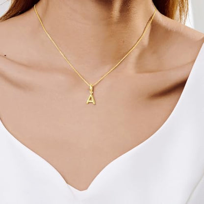 OVRUNS Initial Charm for Women Letter Bracelet Necklace Charms With Clasp | Alloy,nickel,safe for sensitive skin,Pendant with install clasp,fits bracelets with necklaces,great for gift - color: Gold, style: Letter M